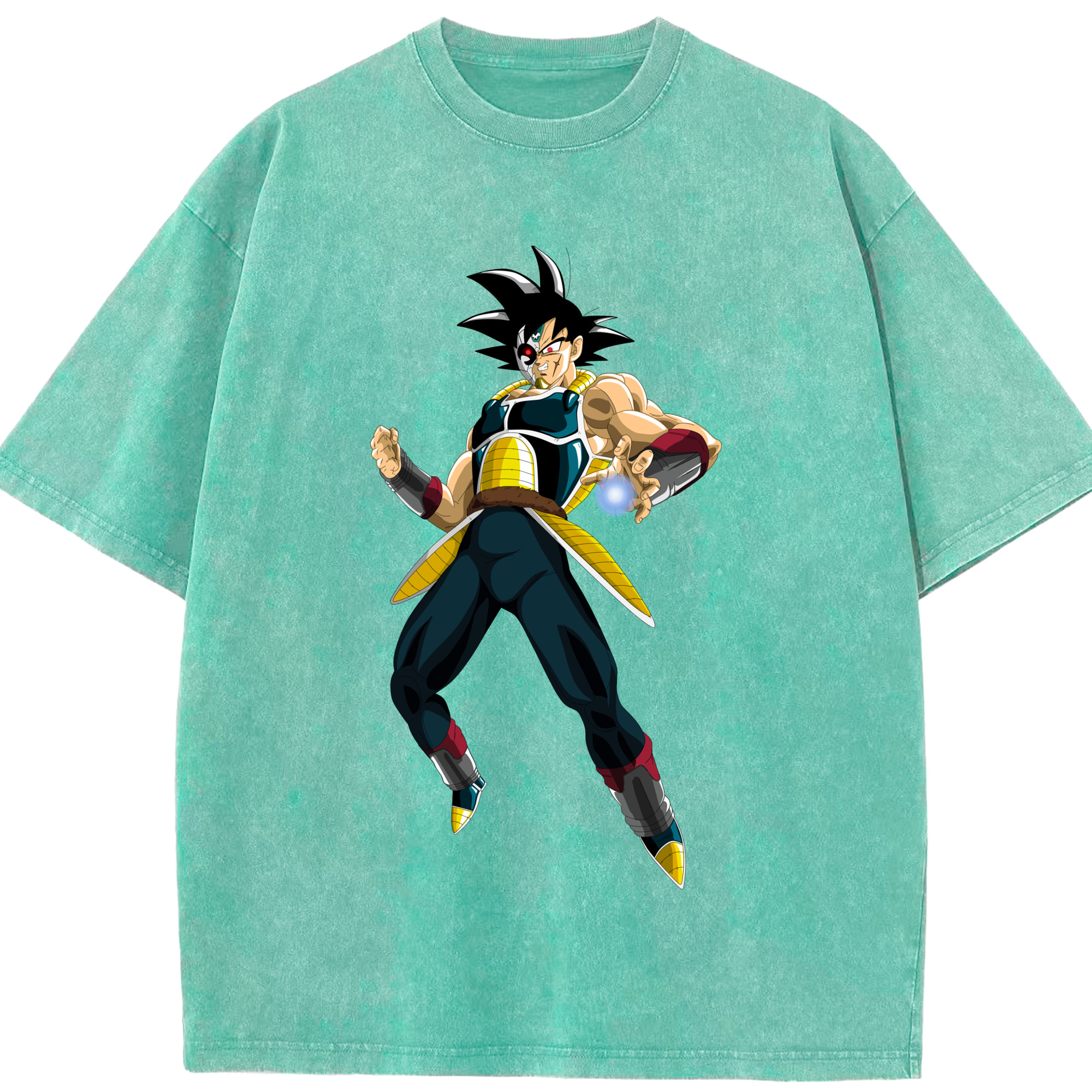 （画像用） ドラゴンボール バーダック DRAGON BALL Burdock 綿100% ヴィンテージ風 半袖Tシャツ（フロントプリント）